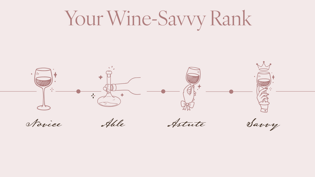 Your wine-savviness rank is in. Let the glow-up begin.