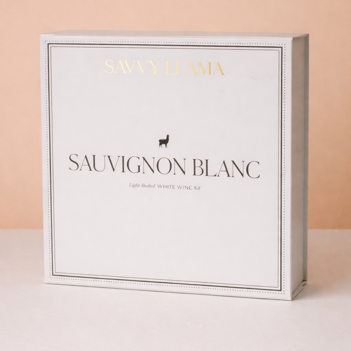 Savvy Llama Wine Confidence Program Sauvignon Blanc guided party kit, the guided light-bodied white wine tasting experience in the ten-month wine confidence membership for women